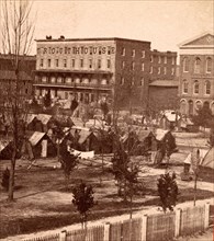 Trout House and Masonic Hall, Marrietta St., Atlanta, Ga., USA, US, Vintage photography