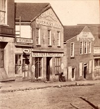 The slave market, Atlanta, Ga., USA, US, Vintage photography