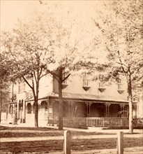 Gen. Sherman's head quarters, Savannah, Ga., USA, US, Vintage photography