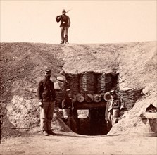 Powder magazine on the lines, Vintage photography