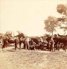 Army Blacksmith and Forge, Antietam, Sept., 1862, US, USA, America, Vintage photography