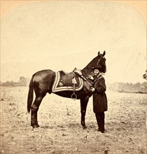 General Grant & his war horse, US, USA, America, Vintage photography