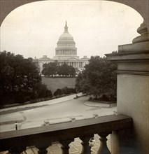 Our beautiful Capitol building from the Congressional Library, Washington, D.C., US, USA, America,
