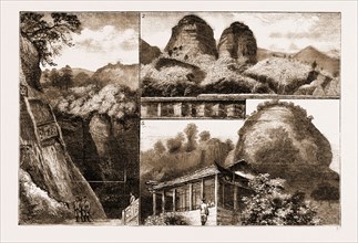 THE BUDDHIST MONASTERY OF TAN HA SHAN, OR RED CLOUD MOUNTAIN, QUANGTUNG, CHINA: 1. The Pass Leading