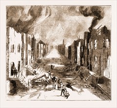 THE DISASTROUS FIRE AT KINGSTON, JAMAICA, 1883: ORANGE STREET AFTER THE FIRE