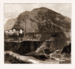 THE GREAT LANDSLIP IN THE RHONE VALLEY, NEAR BELLEGARDE, FRANCE, 1883; Fort de l'Ecluse, The Rhone,