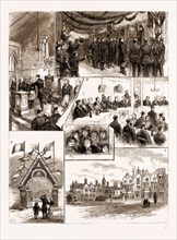 PRINCE LEOPOLD'S VISIT TO COLCHESTER, AND THE INSTALLATION OF LORD BROOKE, M.P., AS PROVINCIAL