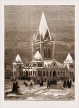WINTER IN CANADA: THE ICE PALACE AT MONTREAL, 1883