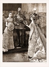 THE SILVER WEDDING OF THE IMPERIAL PRINCE AND PRINCESS OF GERMANY, 1883: THE "KONIGIN MINNE," OR