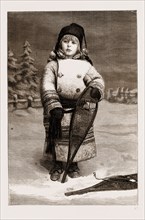 "LITTLE SNOWSHOES", A CANADIAN SKETCH, 1883