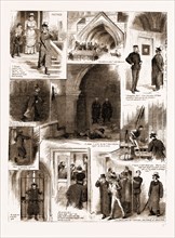 THE ADVENTURES OF A JURYMAN AT THE NEW COURTS OF JUSTICE, UK, 1883