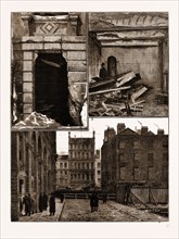 THE EXPLOSION AT THE OFFICE OF THE LOCAL GOVERNMENT BOARD, WHITEHALL, LONDON, UK, 1883: 1. The