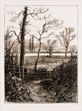 THE ATTACK ON LADY FLORENCE DIXIE NEAR WINDSOR, UK, 1883: SCENE OF THE ATTACK
