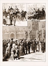 THE OPENING OF THE AMSTERDAM EXHIBITION BY THE KING AND QUEEN OF THE NETHERLANDS, 1883: 1. The King