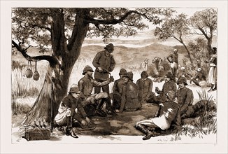 THE REBELLION IN SUDAN, 1883: A MID-DAY HALT IN A HOWLING WILDERNESS