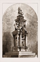 THE WELLINGTON MEMORIAL IN ST. PAUL'S CATHEDRAL AS ORIGINALLY DESIGNED BY MR. ALFRED G. STEVENS,