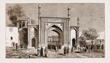 GATEWAY AT PESHAWAR, PAKISTAN, ERECTED TO THE MEMORY OF THE LATE SIR HERBERT EDWARDES, K.C.S.I.,
