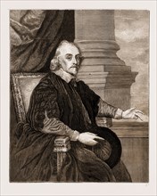PORTRAIT OF DR. WILLIAM HARVEY, BY CORNELIUS JANSEN, IN THE POSSESSION OF THE ROYAL COLLEGE OF