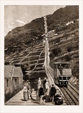 THE STEEPEST RAILWAY IN THE WORLD: THE NEW MOUNTAIN LINE BETWEEN MONTREUX AND GLION, SWITZERLAND,