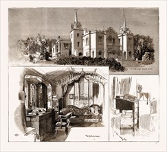 THE NINETY-NINTH BIRTHDAY OF SIR MOSES MONTEFIORE: SKETCHES AT HIS RESIDENCE, EAST CLIFF LODGE,