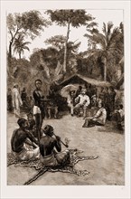 THE PALAVER AT KINSHASHA: MEETING WITH STANLEY AFTER RETURN VOYAGE, 1883