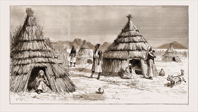 AN ARISTOCRATIC CORNER IN A KURDUFAN VILLAGE, SUDAN, 1883
