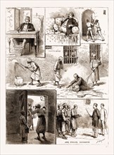 SCENES FROM THE EGYPTIAN PRISONS, CAIRO, 1883: SWEEPING REFORM, A NECESSARY REPAIR, LONG STANDING