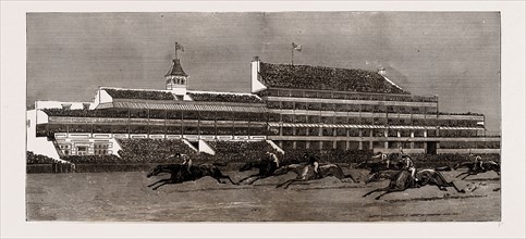 THE NEW ROYAL STAND AT EPSOM, UK, 1886