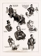 THE HOME RULE DEBATE: NOTES IN THE HOUSE OF COMMONS, LONDON, UK, 1886