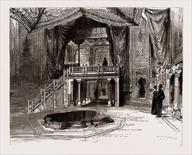 THE INDIAN SECTION OF THE COLONIAL AND INDIAN EXHIBITION, 1886: THE DURBAR TENT IN THE INDIAN