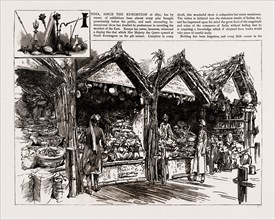 THE NATIVE BAZAAR IN THE ECONOMIC COURT OF THE COLONIAL AND INDIAN EXHIBITION, 1886
