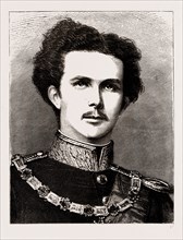 KING LUDWIG THE SECOND OF BAVARIA, BORN AUGUST 25, 1845. DIED JUNE 13, 1886