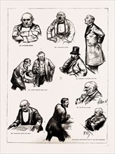 THE HOME RULE DEBATE IN THE HOUSE OF COMMONS, LONDON, UK, 1886: MR. GLADSTONE LISTENS, MR.
