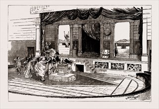 "HELENA IN TROAS," AT HENGLER'S CIRCUS: THE DEATH OF OENONE, 1886