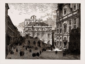 AUSTRIA-HUNGARY, 1886: THE OLD UNIVERSITY PLATZ, VIENNA