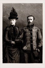 AUSTRIA-HUNGARY, 1886: THE CROWN PRINCE RUDOLF AND THE CROWN PRINCESS STEPHANIE