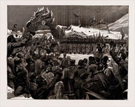 THE WAR BETWEEN SERBIA AND BULGARIA: THE ENTRY OF PRINCE ALEXANDER INTO SOFIA, DEC. 26, 1886, AFTER