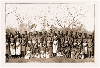 A GROUP OF ANGONI WOMEN, 1897