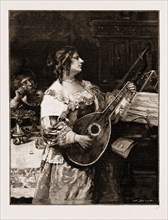 "PERFECT HARMONY", FROM THE PAINTING BY A.R. KEMPLIN, EXHIBITED IN THE SALON DES CHAMPS ELYSEES,