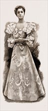 A HANDSOME DINNER DRESS, FASHION, 1897