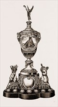 EASTBOURNE SOUTHDOWN REGATTA CUP, 1897: The handsome yachting trophy, subscribed for by the