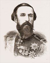 OSCAR II., KING OF SWEDEN AND NORWAY, engraving 1873
