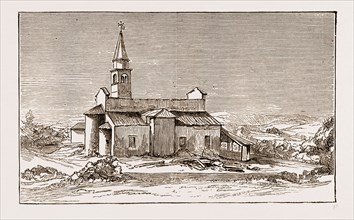 THE CHURCH OF CONEGLIANO, WHERE 34 PERSONS WERE KILLED AND 25 WERE WOUNDED, Earthquake in Italy