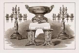 SERVICE OF PLATE PRESENTED BY THE UNITED STATES GOVERNMENT TO EACH OF THE GENEVA ARBITRATORS, 1873