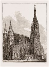 ST. STEPHEN'S CATHEDRAL, VIENNA AUSTRIA 1873