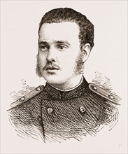 GRAND DUKE VLADIMIR-ALEXANDROVITCH (Second surviving son of the Czar), ENGRAVING 1873