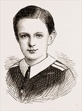 GRAND DUKE SERGE-ALEXANDROVITCH (Fourth surviving son of the Czar), ENGRAVING 1873