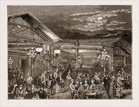 THE PEOPLE'S GARDEN PARK, VIENNA AUSTRIA 1873