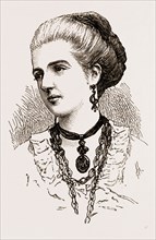 PRINCESS MARGHERITA, ENGRAVING 1873