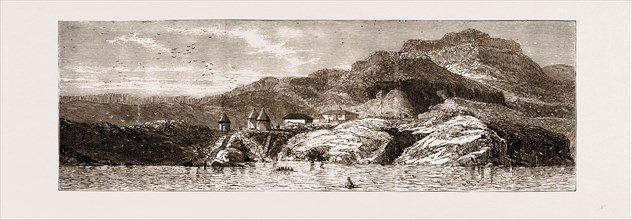 KERGUELEN ISLAND, THE TRANSIT OF VENUS: PRIMARY ENGLISH STATION, OBSERVATORY BAY, ROYAL SOUND, 1875